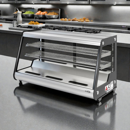 Brand New Premium Condition – KoolMore CDC-7C-SS – 48 in. Countertop Bakery Display Refrigerator – 7 Cu. Ft. – ETL Listed – Never Used in Original Box!