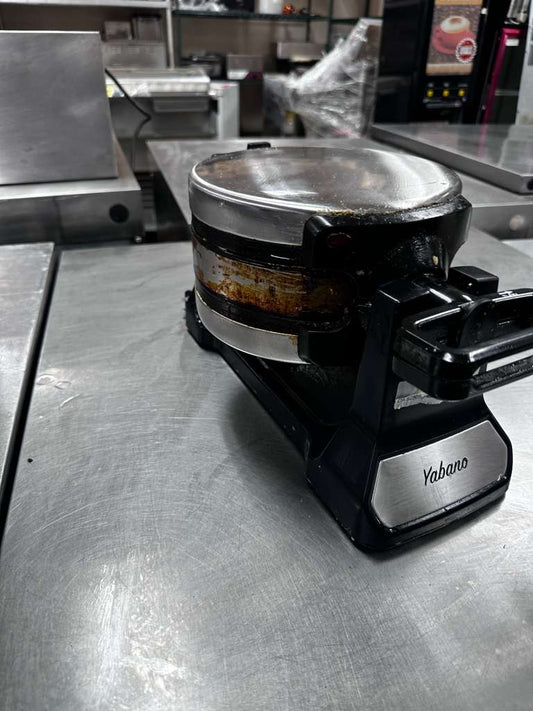 Dependable Condition – Yabano SW-290B – Rotating Belgian Waffle Maker – 1200W – 120V – ETL Listed – Fully Tested & Operational!