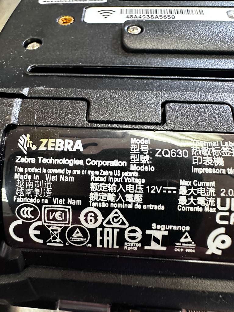 Elite Condition – Zebra ZQ630 Mobile Thermal Label Printer System Lot – Dual Printer Package – Fully Tested & Operational!