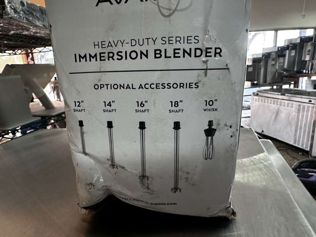 Immaculate Condition – AvaMix IBHD21 – 21" Heavy-Duty Variable Speed Immersion Blender – 1 1/4 HP – Brand New – Fully Tested & Operational!