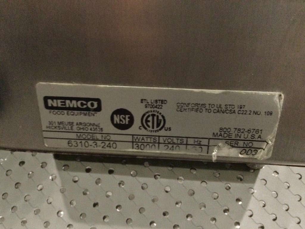 Exceptional Condition – NEMCO 6310-3-240 Commercial Electric Hot Plate – 240V – Fully Tested & Working!