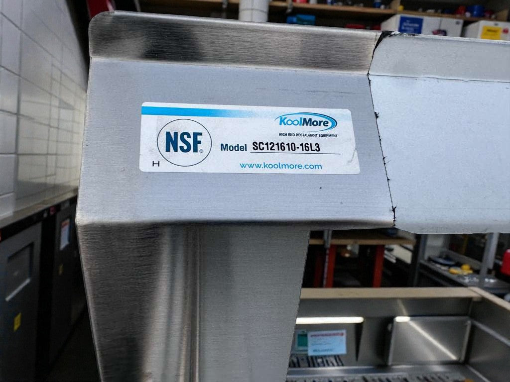 Brand New Premium Condition – KoolMore SC121610-16L3 – Commercial Stainless Steel Prep Table / Cold Food Well Stand – NSF Certified – Never Used!