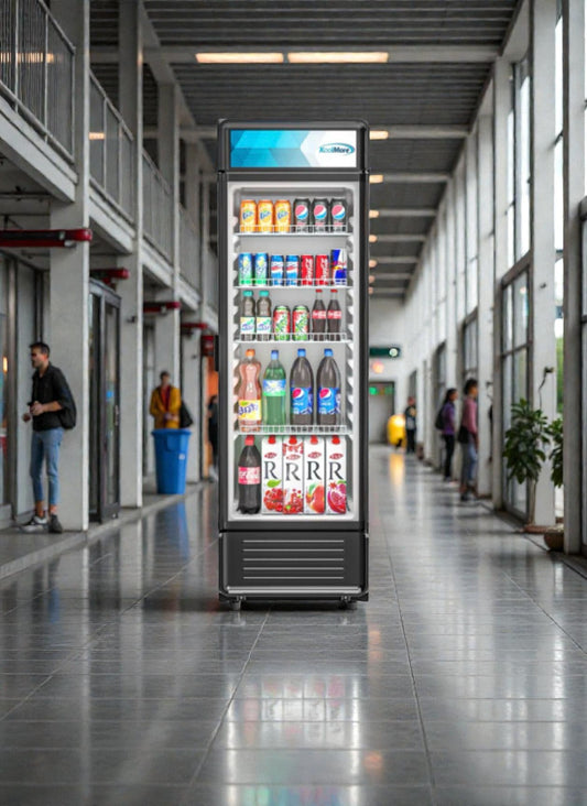 Brand New – Scratch & Dent – KoolMore MDR-9CP Electric Merchandiser Refrigerator (9 Cu. Ft.