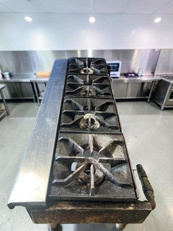 Excellent Condition – Vulcan VCRR36 – 36" Gas 4-Burner Countertop Hot Plate – 80,000 BTU – NSF Certified – Fully Tested & Operational!