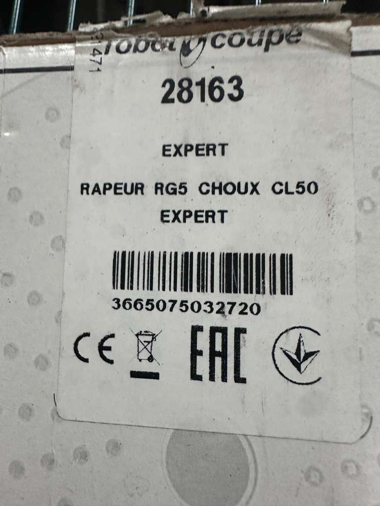 Brand New Condition – Robot Coupe 28163 – RG5 Grating Disc – Commercial Food Processor Attachment!