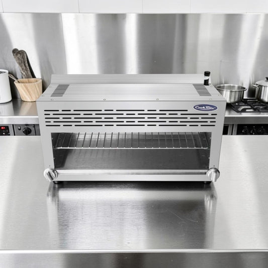 Superior Condition – Atosa ATCM-36 CookRite 36" Gas Cheesemelter – Dual Infrared Burners – Commercial Salamander Broiler – Fully Tested & Operational!