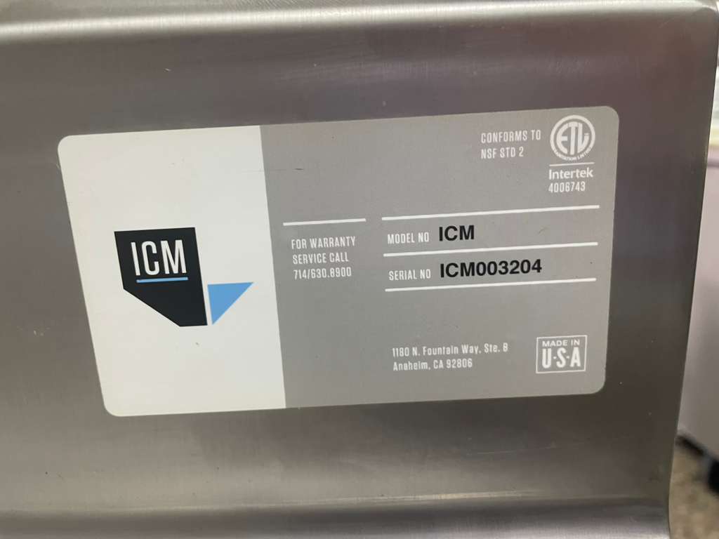 Immaculate Condition – ICM Commercial Stainless Steel Prep Sink Table - Fully Tested & Working!