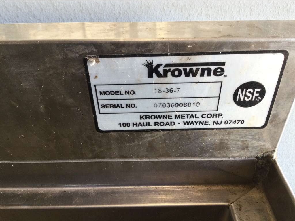 High-Grade Condition – Krowne 18-36-7 – Commercial Stainless Steel Ice Bin – NSF – Fully Inspected & Ready for Use!
