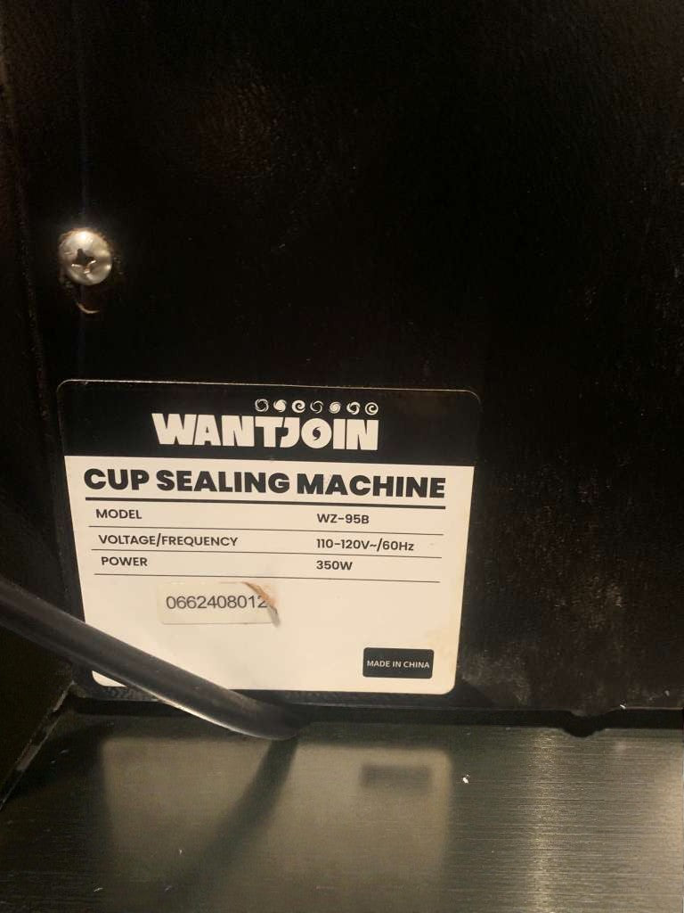 Premium Condition – WantJoin WZ-95B Automatic Cup Sealing Machine – 110–120V – Fully Tested & Working!