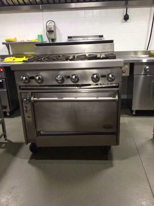 Top-Tier Condition – Jade JTRH-6-36C – Commercial Gas Range with Oven – 36" – Fully Tested & Working!