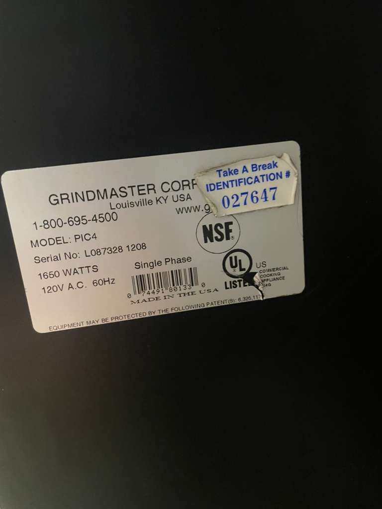 Superb Condition – Grindmaster Cappuccino Beverage Dispenser – 120V / Single Phase – Fully Tested & Working!