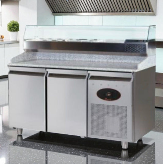 Top-Tier Condition – Marra Forni 87″ Commercial Self-Contained Prep Table – 115V / Single Phase – Fully Tested & Working!