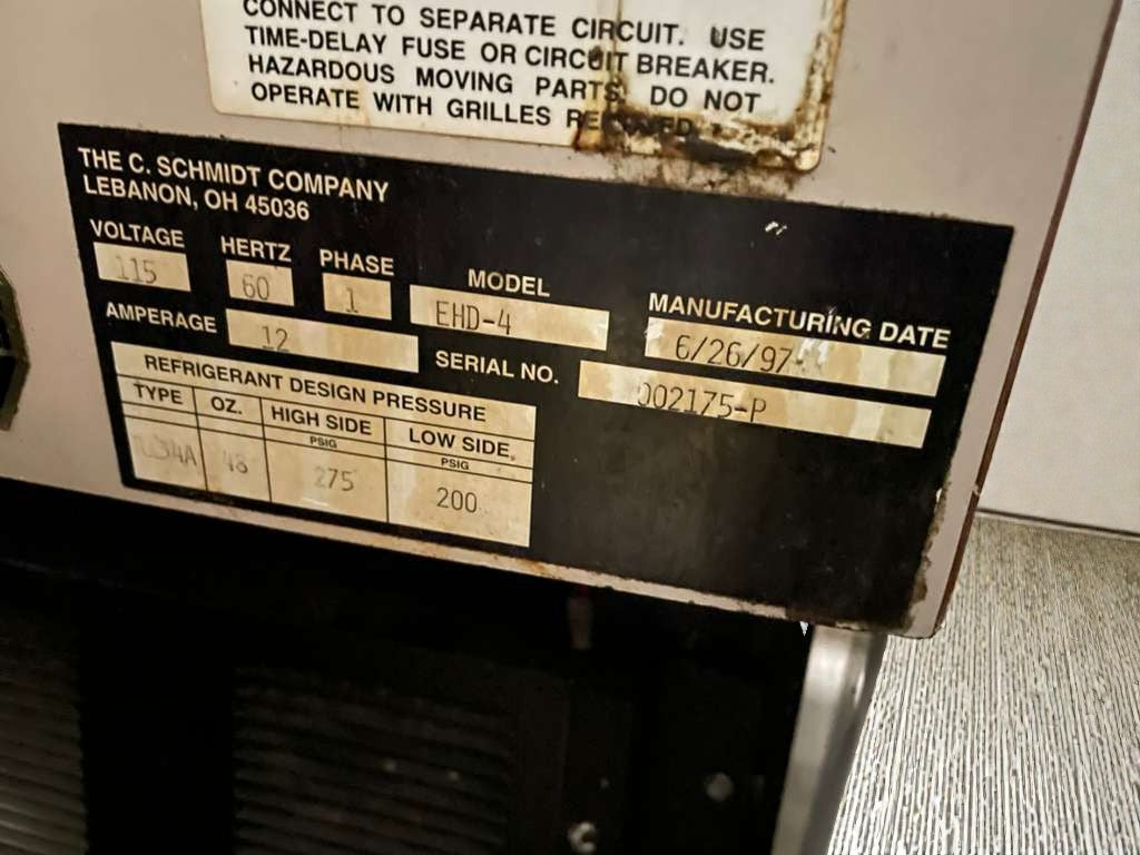 Exceptional Condition – C. Schmidt Refrigerated Display Merchandiser – 115V / Single Phase – Fully Tested & Working!