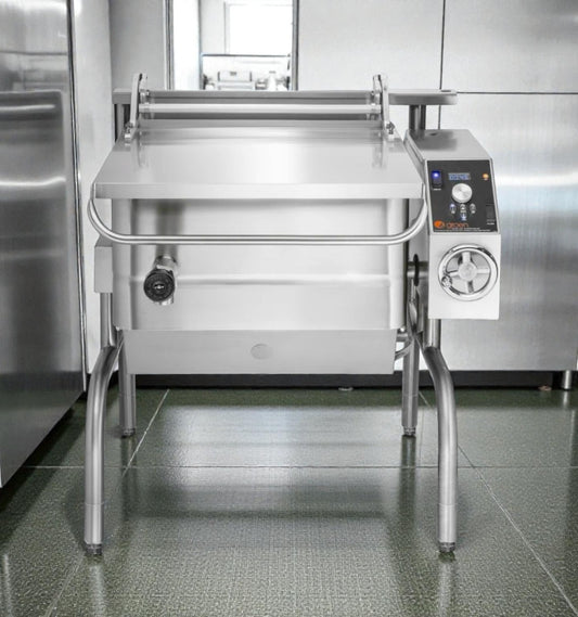 Prime Performance – Groen BP-30G Commercial Gas Tilting Braising Pan – 30 Gallon – 120V – Fully Tested & Operational!