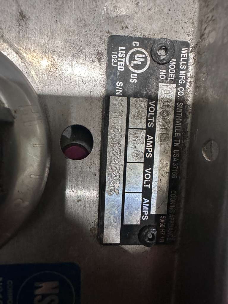 Pristine Condition – Wells Commercial Electric Soup Warmer / Hot Food Well – Countertop – Stainless Steel – UL & NSF Listed – Fully Tested & Operational!