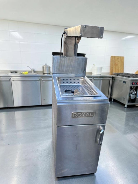 Top-Tier Condition – Royal Stainless Steel Commercial Fryer Base / Dump Station – Heavy-Duty Restaurant Fry Station – Fully Tested & Operational!