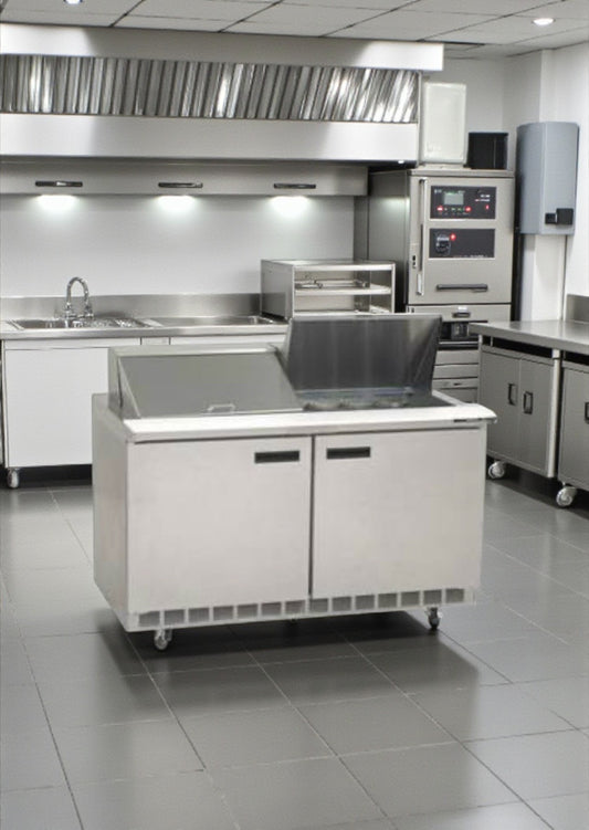 Flawless Condition – Delfield 4460NP-24M – 60" Mega Top Refrigerated Sandwich / Salad Prep Table – 24 Pan Capacity – 20.2 Cu. Ft. – 115V – NSF / UL Listed – Fully Tested & Operational!