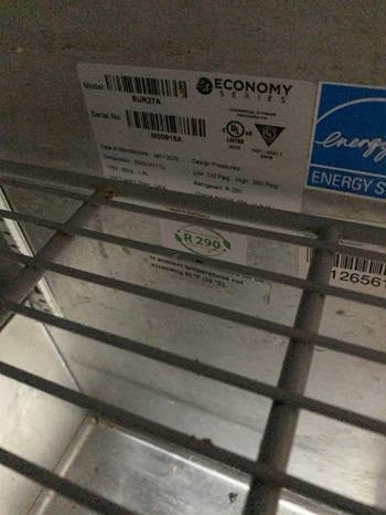 Pristine Condition – Economy EUR27A – 27" One-Section Undercounter Refrigerator – Stainless Steel – R290 – 115V – Fully Tested & Operational!