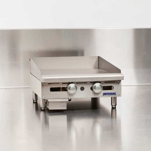 Top-Tier Condition – Imperial ITG-24 – 24" Commercial Gas Griddle – Thermostatic Controls – 1" Steel Plate – Natural Gas – Fully Tested & Operational!