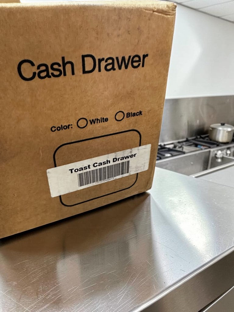 Brand New Condition – Toast Cash Drawer – Black POS Cash Register Drawer – 16" Commercial Cash Drawer – New in Box!