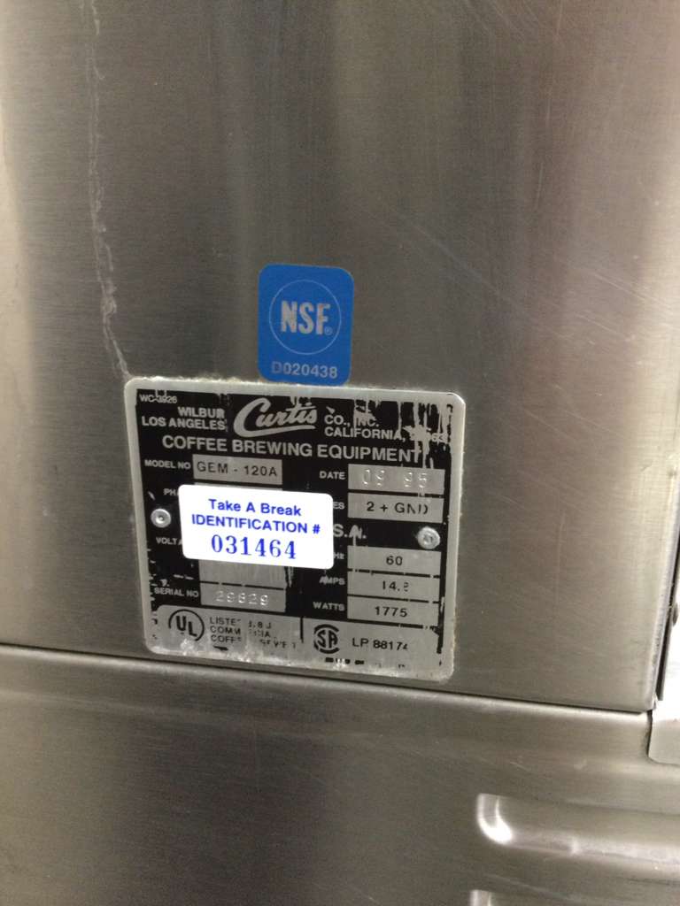 Pristine Condition – Curtis Gemini Commercial Coffee Brewer – 115V / Single Phase – Fully Tested & Working!