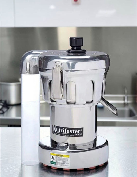 Elite Condition – Nutrifaster N450 Commercial Fruit & Vegetable Juicer – Heavy Duty Stainless Steel – High-Performance Juice Extractor – Fully Tested & Operational!