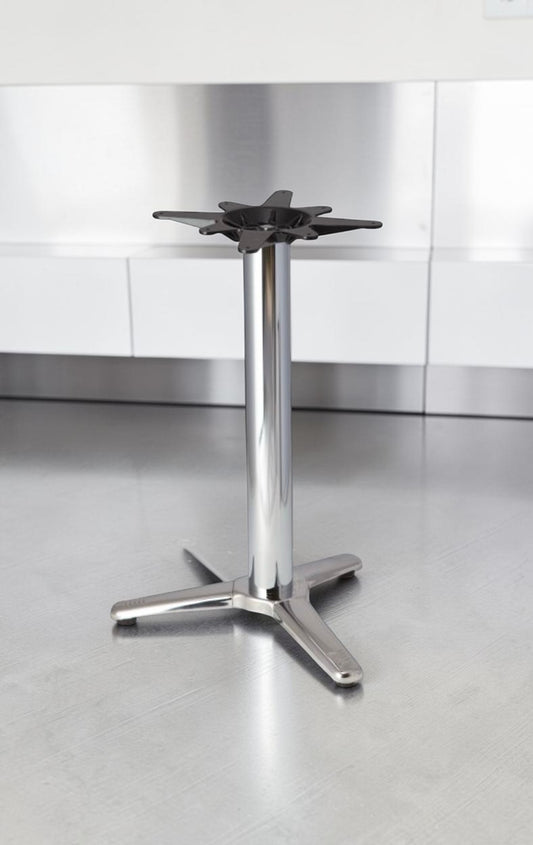 Brand New Condition – Aluminum Restaurant Table Base – Fits 24" Table Top – Commercial Pedestal Dining Table Base – New in Box!