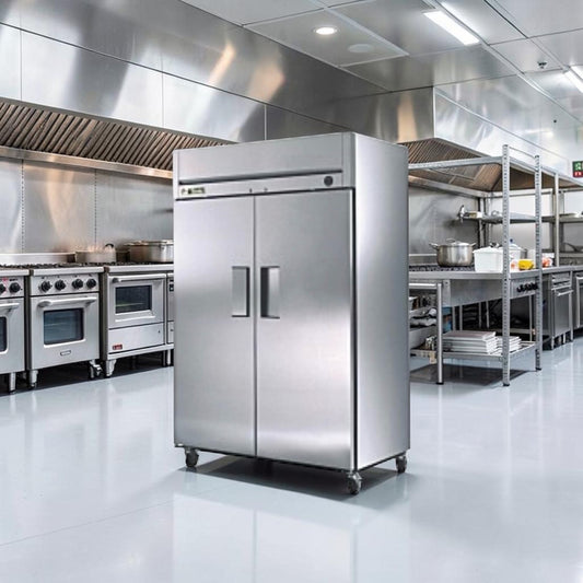 Outstanding Condition – True TM-52 – Commercial Two-Door Reach-In Refrigerator – 52 Cu. Ft. – Stainless Steel – 115V – NSF Listed – Fully Tested & Operational!
