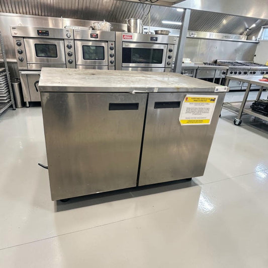 High-Grade Condition – Delfield 48" Two-Section Undercounter Refrigerator – Two Solid Doors – Self-Contained – 115V – Fully Tested & Operational!