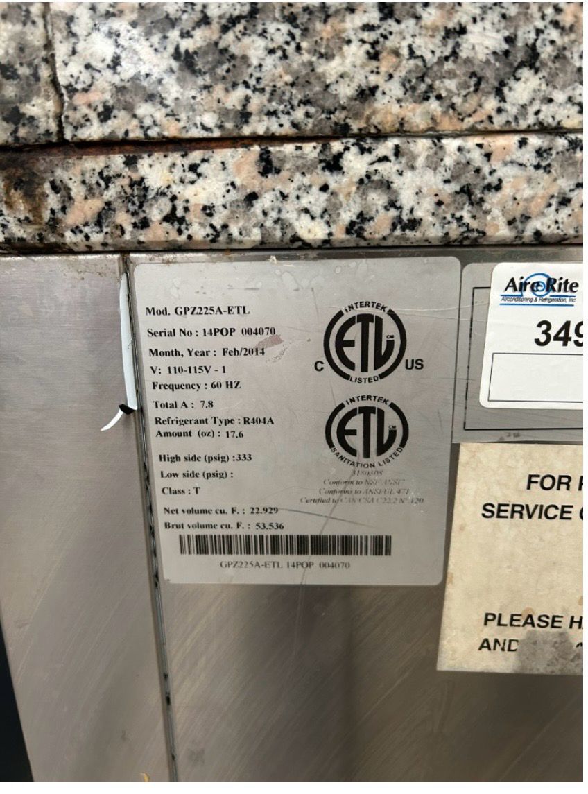 Top-Tier Condition – Marra Forni 87″ Commercial Self-Contained Prep Table – 115V / Single Phase – Fully Tested & Working!