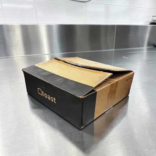Pristine Condition – Toast TC200 / 410A2-455 – Commercial Black POS Cash Drawer – Lockable with Key – Removable Cash Till – Printer-Driven Connection – New/Open Box!