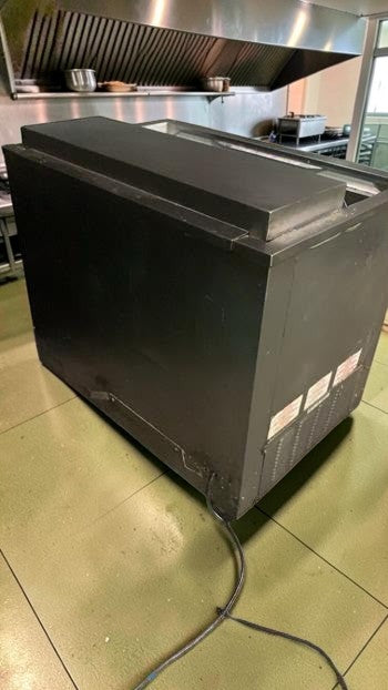 Prime Condition – Sani King Commercial Deep Well Cooler – Top-Loading Sliding Lids – Stainless Steel – Mobile Casters – 120V – Fully Tested & Operational!