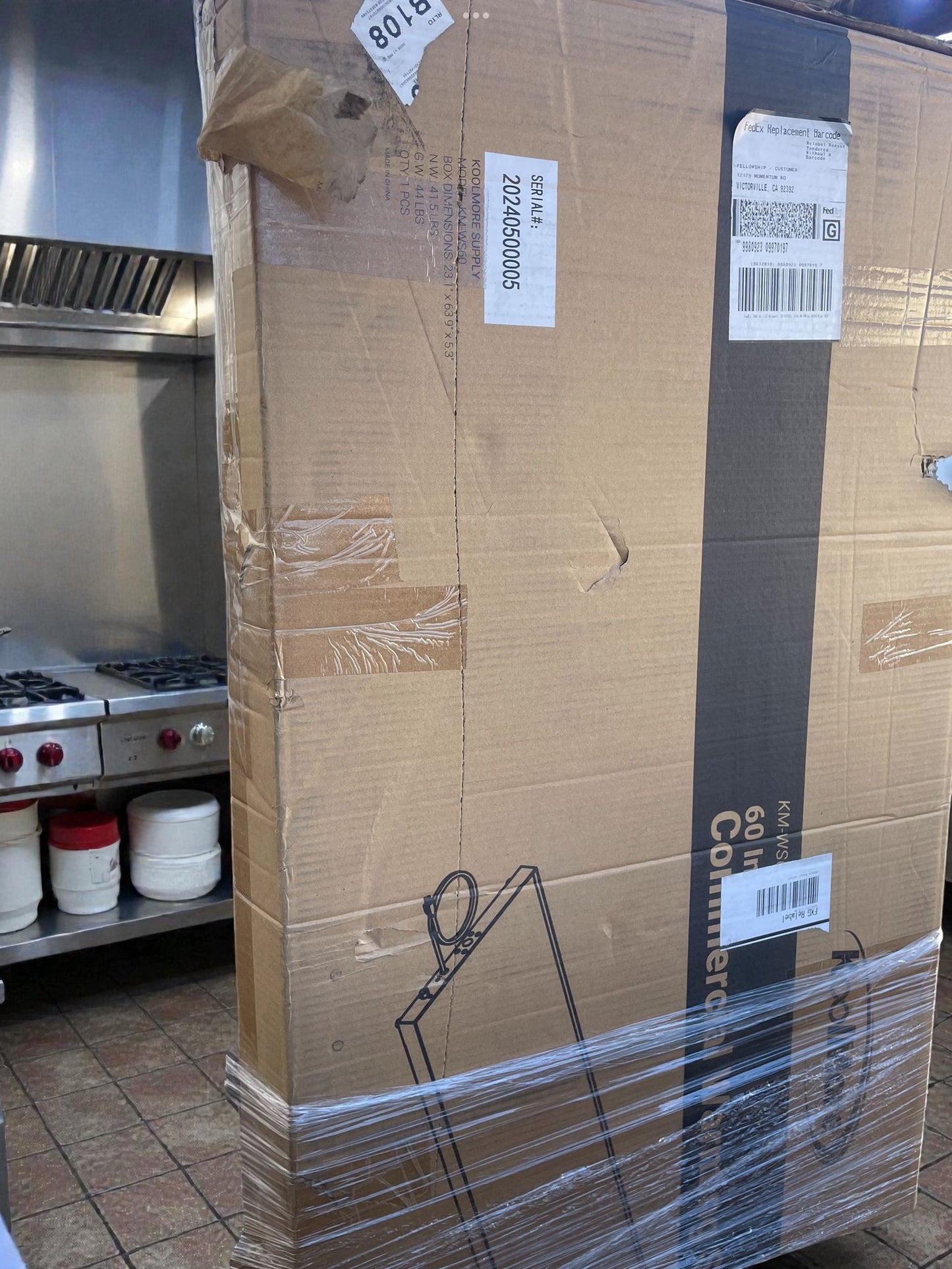 Brand New Premium Condition – KoolMore KM-WS60 – Commercial Warming Shelf – 60 in. – Stainless Steel – never Used in Original Box!