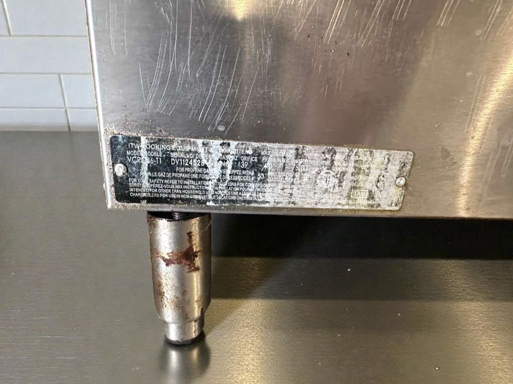 Excellent Condition – Vulcan VCR36-T – Commercial Gas Griddle – 36" – Natural Gas – NSF & UL Listed – Fully Tested & Operational! 🔹 Condition