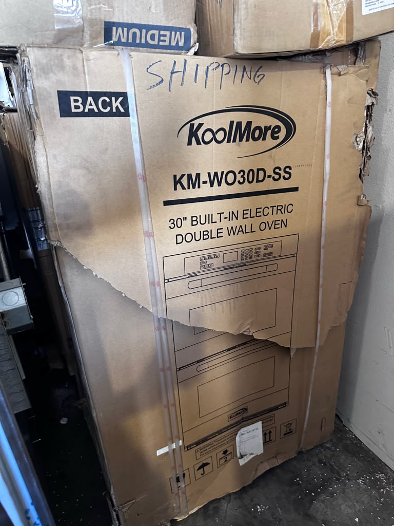 Exceptional Condition – KoolMore KM-WO30D-SS – 30" Built-In Electric Double Wall Oven – 5 Cu. Ft. – Stainless Steel – Convection – Brand New!