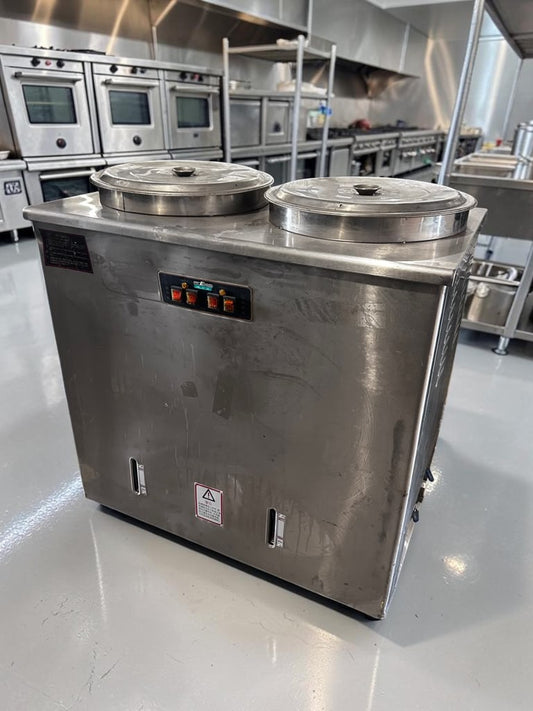 Prime Condition – Wellborn BS-65L2 – 130-Liter Double-Tank Electric Soup & Porridge Cooker – 15 kW – 220V – Fully Tested & Operational!