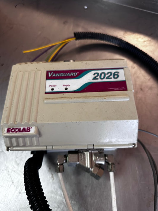 Dependable Condition – Ecolab Vanguard 2026 Commercial Detergent Dispenser – Warewashing Chemical Control System – UL Listed – Fully Tested & Operational!