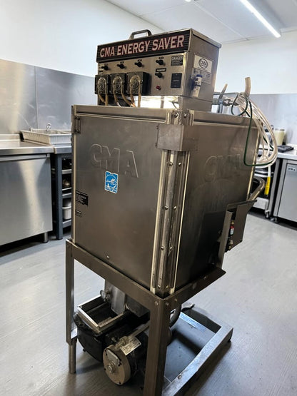 Exceptional Condition – CMA Dishmachines EST-AH2 Energy Mizer® – Commercial Low-Temperature Door-Type Dishwasher – 40 Racks/Hour – 115V – Fully Tested & Operational!