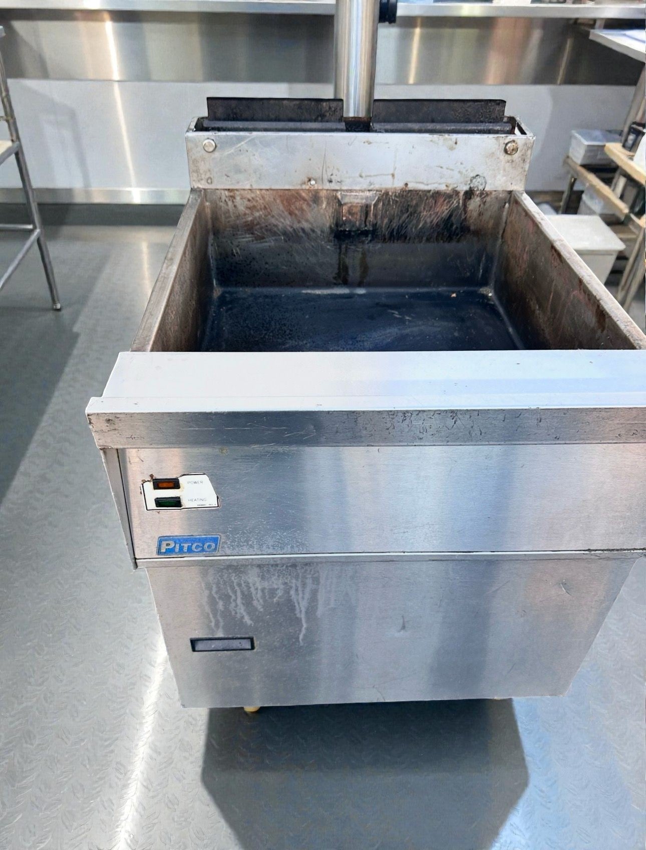 Superior Condition – Pitco Commercial Gas Fryer – Stainless Steel – Floor Model – Fully Tested & Operational!