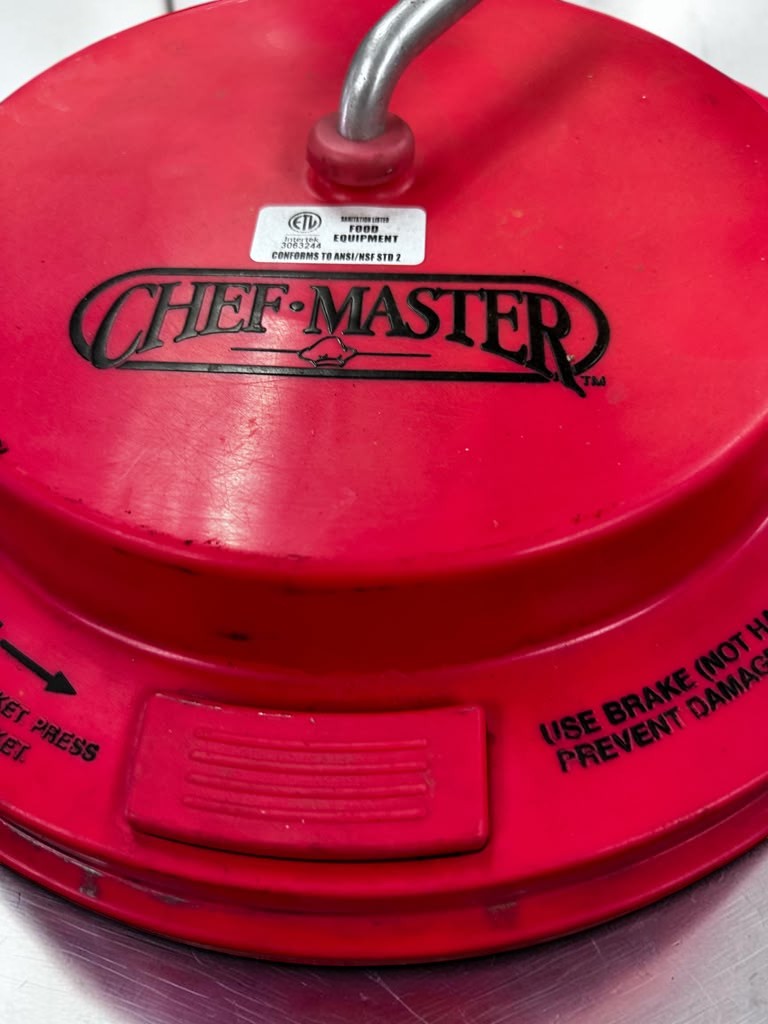 High-Grade Condition – Chef-Master 90005 – Commercial 5-Gallon Manual Salad Spinner & Dryer with Patented Brake – NSF Certified – Fully Tested & Operational!