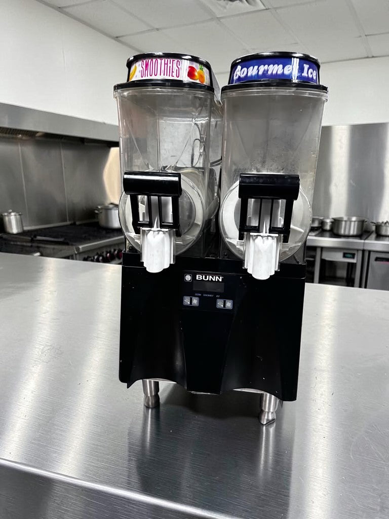 Prime Condition – BUNN Ultra-2 Black – Commercial Double 3-Gallon Slushy & Frozen Drink Machine – 120V – Fully Tested & Operational!