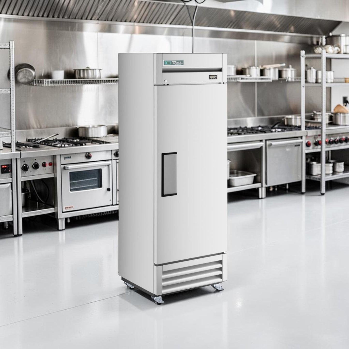 Dependable Condition – True T-19 – 27″ One-Section Solid Door Reach-In Refrigerator – 19 Cu. Ft., 115V, R134a – Fully Tested & Operational!