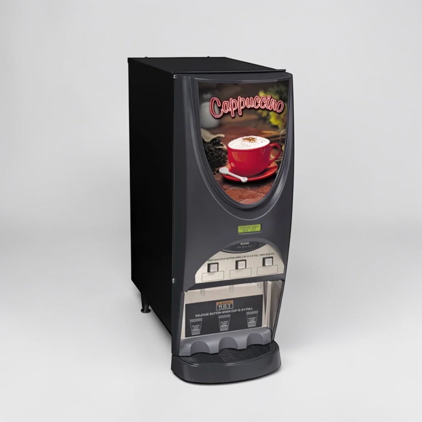 First-Class Condition – Bunn iMIX-3S+ 38600.0300 – 3-Hopper Hot Cappuccino / Powdered Beverage Dispenser – 120V – NSF & ETL Listed – Fully Tested & Operational!