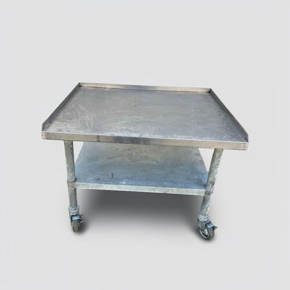 Remarkable Condition – Commercial Stainless Steel Equipment Stand – 36" x 30" – Undershelf – Casters – Heavy-Duty Restaurant Equipment Stand