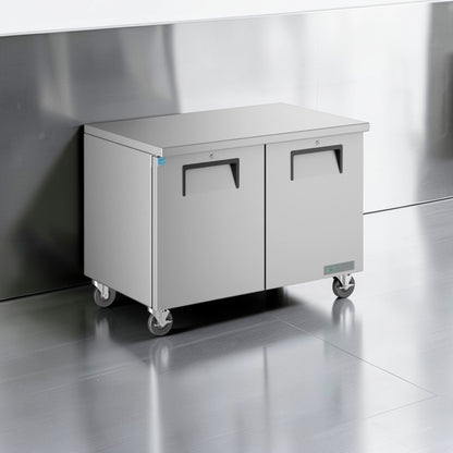 Elite Condition – True TUC-48-HC Undercounter Refrigerator – 48” Commercial Stainless Steel Worktop Fridge – Made in USA – Fully Tested & Operational!