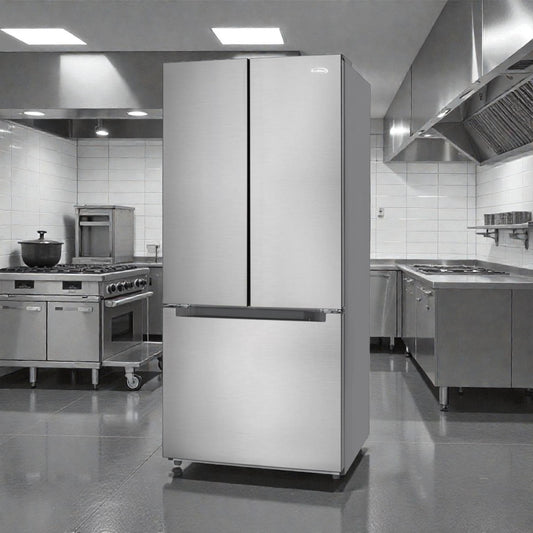 Brand New Premium Condition – KoolMore KM-RERFDSS-18C – Stainless Steel French Door Refrigerator – 18.5 Cu. Ft. – Energy Star – CSA Certified – Never Used / Original Box!