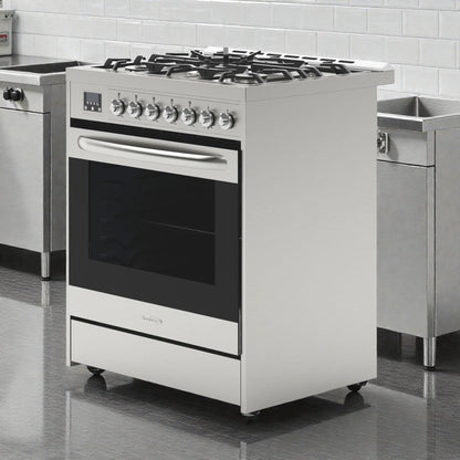 Brand New Premium Condition – KoolMore KM-FR30G-SS – 30 in. Stainless Steel Professional Gas Range – Freestanding – CSA Certified – Never Used in Original Box!