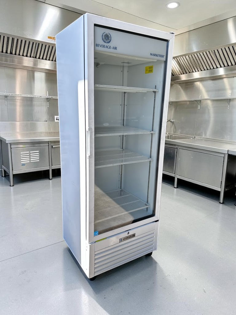 Premium Condition – Beverage-Air MT23-1W Marketeer Series – 29 1/2" One-Section Glass-Door Merchandiser – 19.2 Cu. Ft. – ENERGY STAR® – 115V – Fully Tested & Operational!