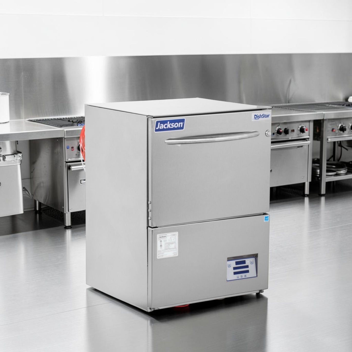 Brand New Condition – Jackson DishStar HT-E – Energy Efficient High Temp Undercounter Dishwasher – 208/230V – 1 Phase – ETL / NSF Listed – Fully Tested & Operational!