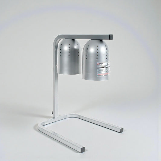 Brand New Premium Condition – Winco EHL-2 – Professional Freestanding Dual Heat Lamp – Commercial Food Warming Station – UL & NSF Listed – New in Original Box